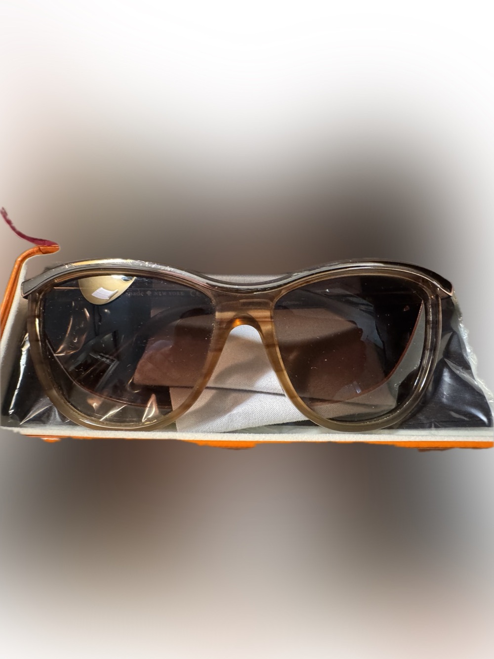 kate spade Brown Gradient Lens Oversized Sunglasses